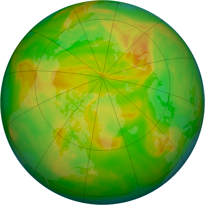 Arctic ozone map for 23 May 2014
